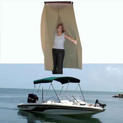 Tenda de privacidade adequada para barcos cortina de privacidade flutuante barco pendurado tenda de privacidade puxar