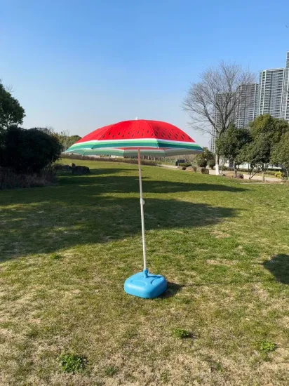 guarda-chuva de praia da melancia da impressão de Digitas de 180cm